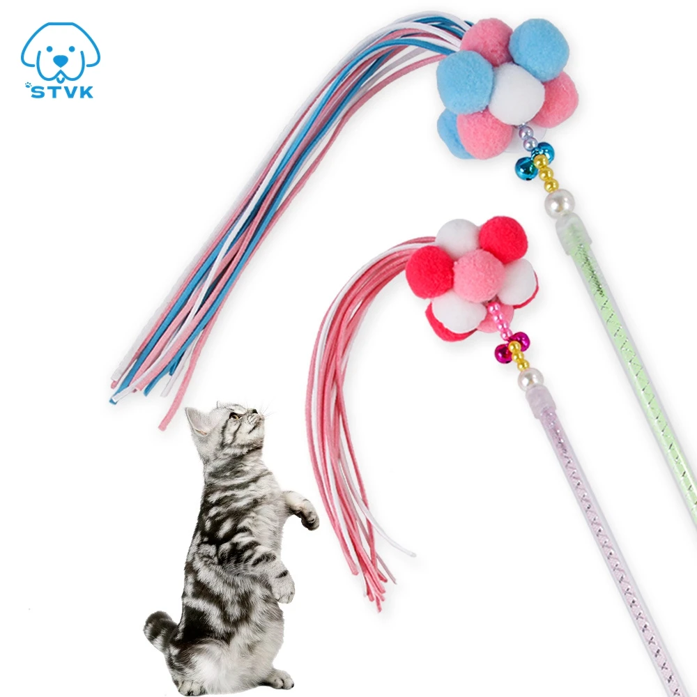 

Забавные игрушки-палочки для кошек случайного цвета, красочные игрушки для индейки, перьев, палочки для кошек, интерактивные игрушки для до...