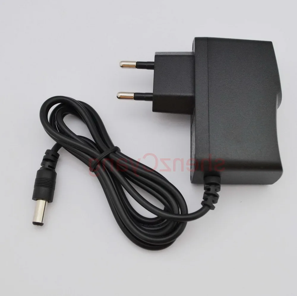 EU AC/DC 4,5 V 1A 200mA 300mA 400mA 500mA 600mA 700mA 800mA 900mA 1000mA 9V 12V Переключая Электропитание Адаптер штепсельной вилки 5,5 мм x 2,1 мм
