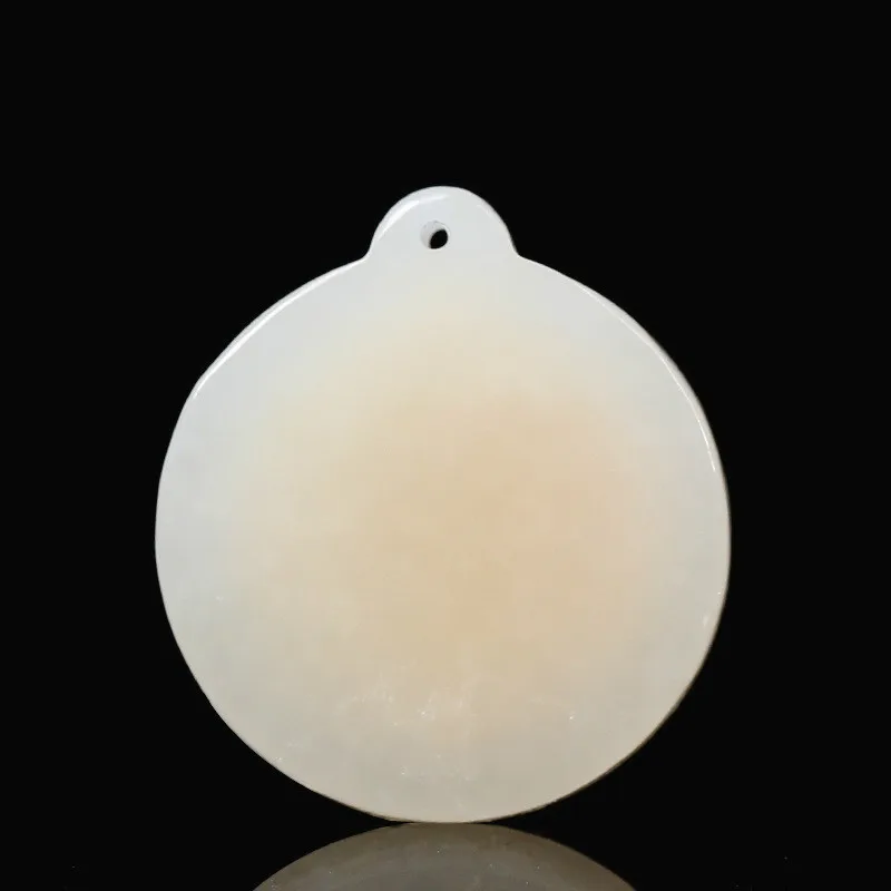 Натуральный китайский белый нефрит мозаика Золотой Карп Кулон ручной работы