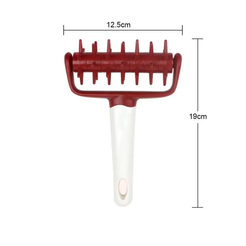 

Hot Sale Pastry Pizza Roller Pin Baking Cookie Biscuit Dough Pie Holes Puncher Tool Pasta Dough Crimper Kitchen Pizza Tools