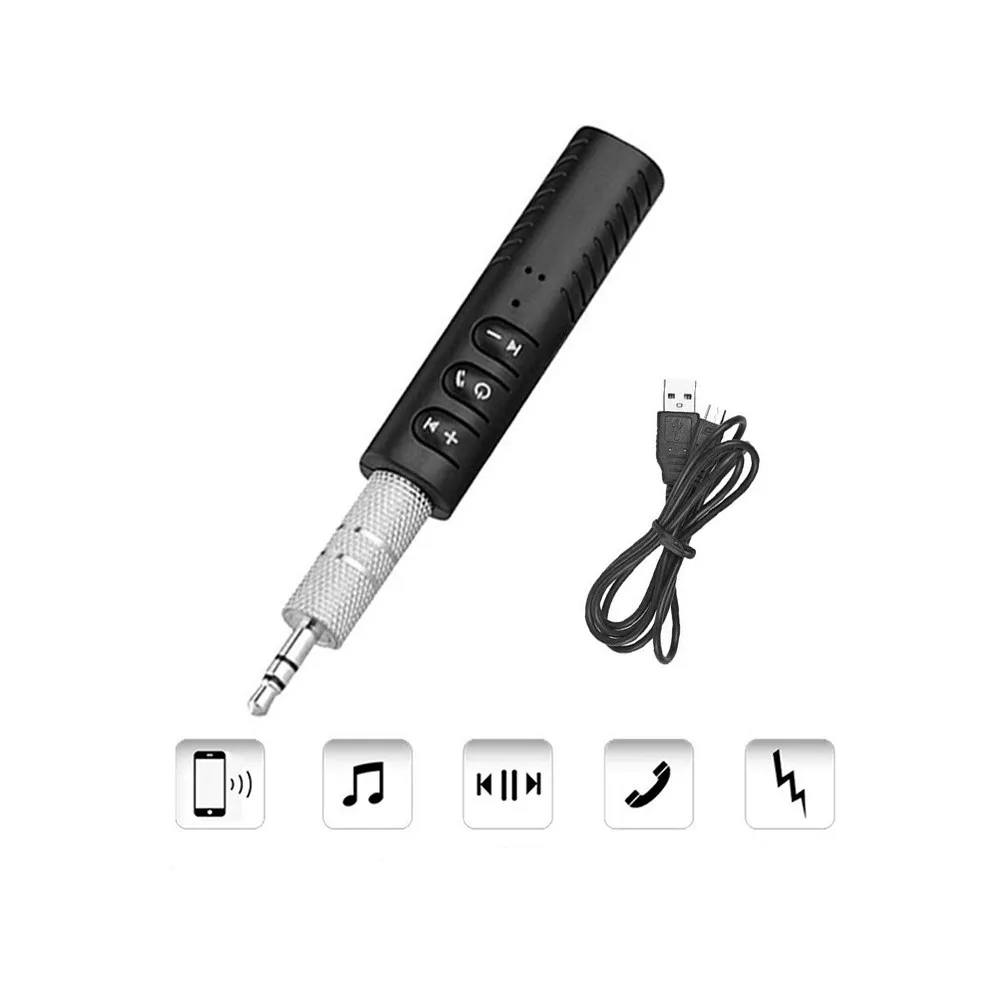 Wireless Receiver Car Kit Adapter Wireless 3.5mm Hands free Music Audio Receiver Adapter Auto AUX Kit for Speaker Headphone car styling universal bluetooth car kit wireless hands free music audio receiver adapter auto aux kit speaker headphone stereo