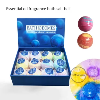 Bath Bomb Ball Set 12 Pcs Dried Flower Mix 1