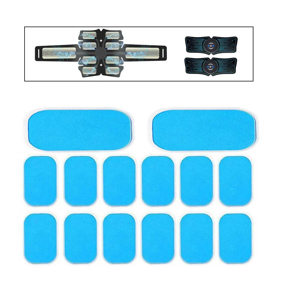 

10/50pcs Abs Trainer Replacement Gel Sheet Abdominal Toning Belt Muscle Toner AB Trainer Waist Trimmer Belt Massage Gel Patch