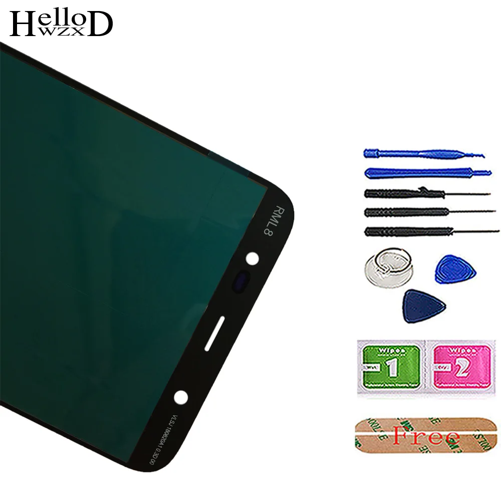 

OLED Incell LCD Display For Samsung Galaxy J8 2018 J810F J810M SM-J810F J810M Touch Screen Digitizer Assembly Panel Parts Tools