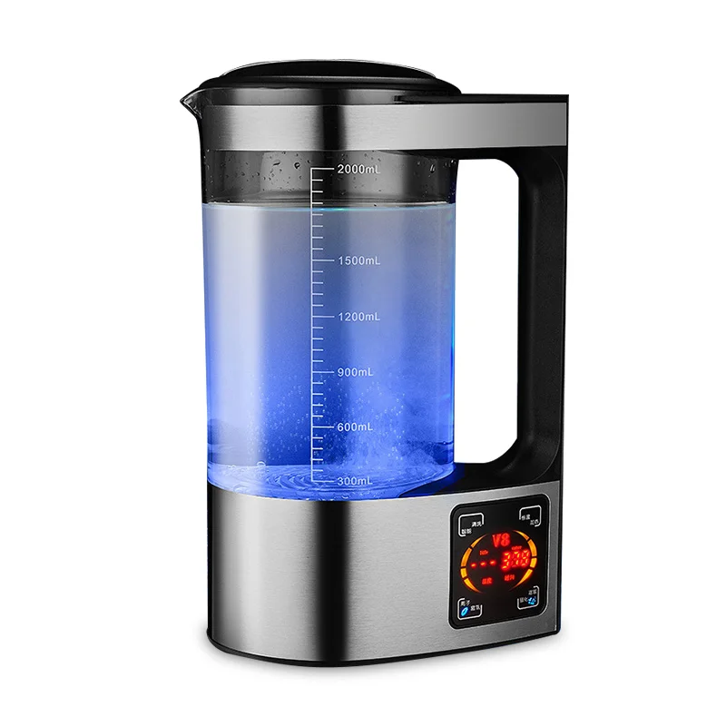 

110V 220V 2L Home Electric Kettle Water Bottle Hydrogen Rich Water Ionizer Water Filter For Home Appliance