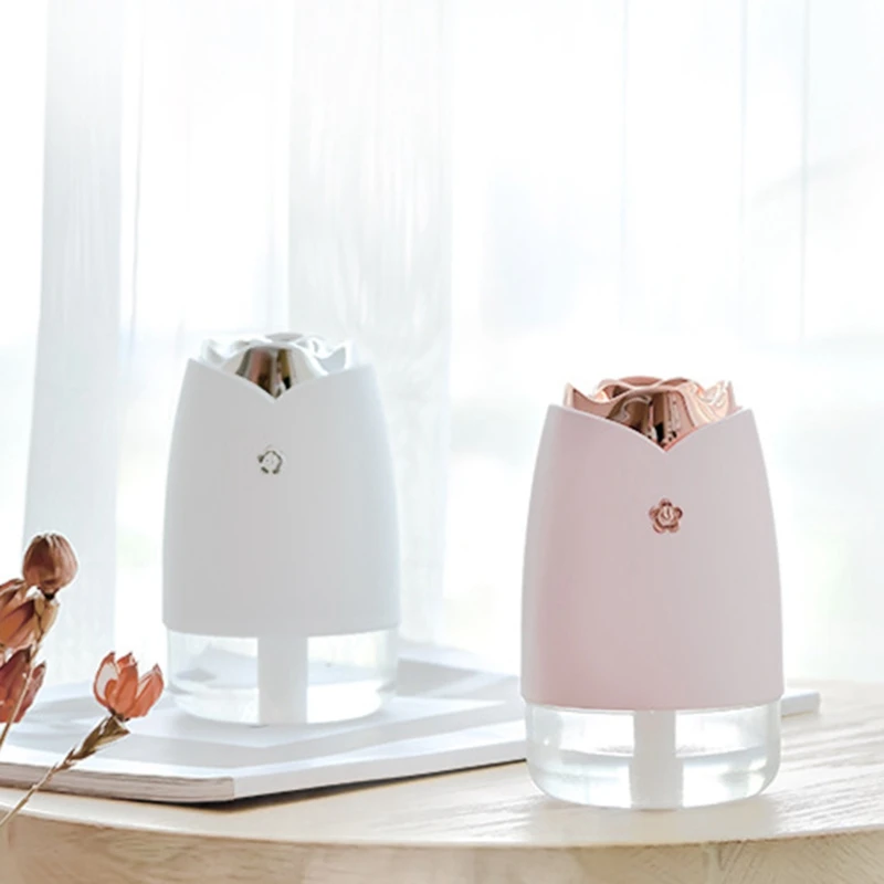 Розовый Usb Арома эфирное масло диффузор ультразвуковой увлажнитель воздуха для