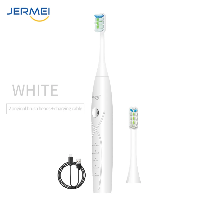 

Ultrasonic Sonic Electric Toothbrush Rechargeable Tooth Brushes Washable Electronic Whitening Teeth Brush Adult Timer Brush