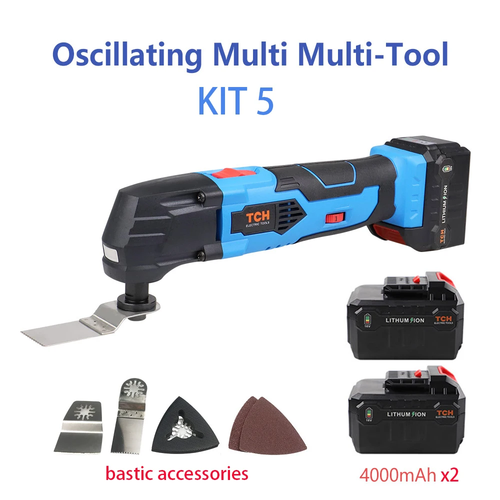 kit 5 NEWONE 16 В литий-ионный многофункциональный инструмент Осциллирующий Инструмент с батареей Электрический Реноватор триммер пила электроинструмент машина - Цвет: kit 5