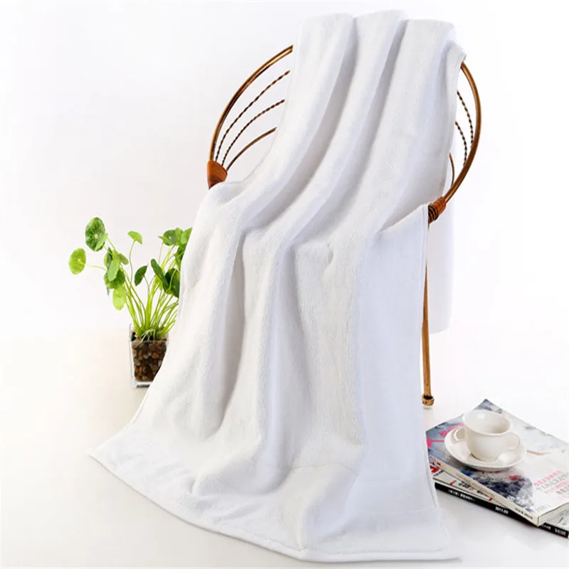 

Pure Cotton Soft Thicken Bath Towel 70*140cm European and American Home Furnishing Hotel Quick Dry Hair Towel Adult Bath Towel