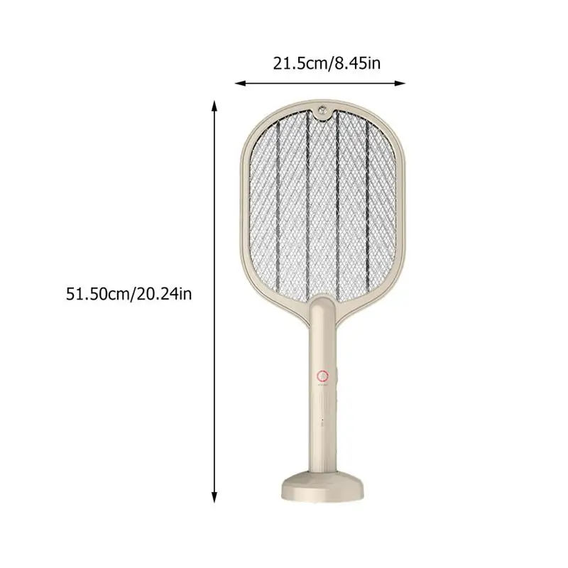

3000V Electric Mosquito Swatter USB Rechargeable Handheld Insect Racket Fly Bug Zapper Mosquito Killer Device