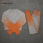 Костюм спортивный женский бесшовный с высокой талией и леггинсами