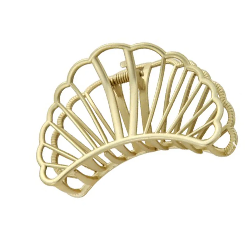 

New European and American version metal plate hairpin claw clip elegant female fashion hairpin jewelry