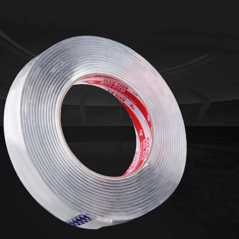 Двухсторонняя клейкая лента Nano самоклеящаяся Водонепроницаемая супер прочная