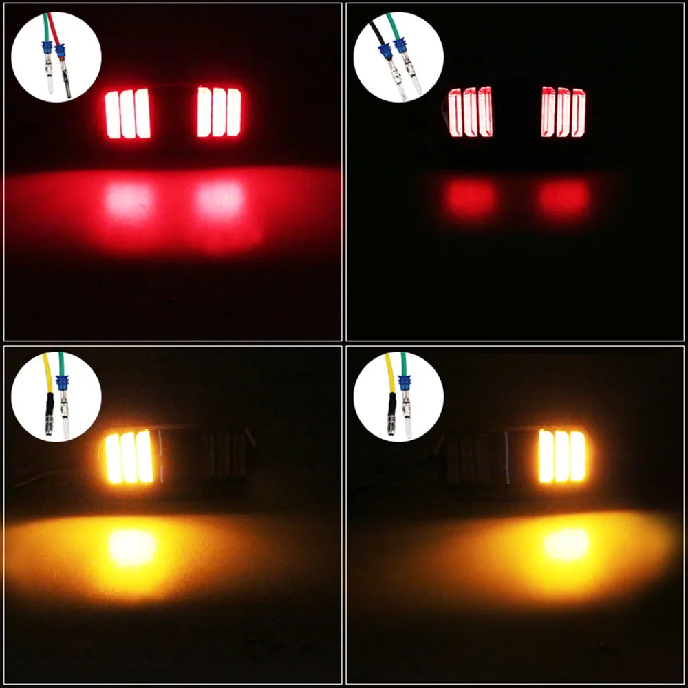 1 шт. мотоциклетные светодиодный фонарь остановка хода предупреждение о тормозе
