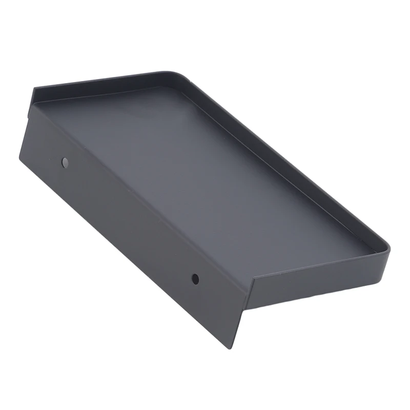 

Wall-Mounted Stainless Steel Punch-Free Bathroom Toilet Black Tray Mobile Phone Rack Balcony Wall Bracket