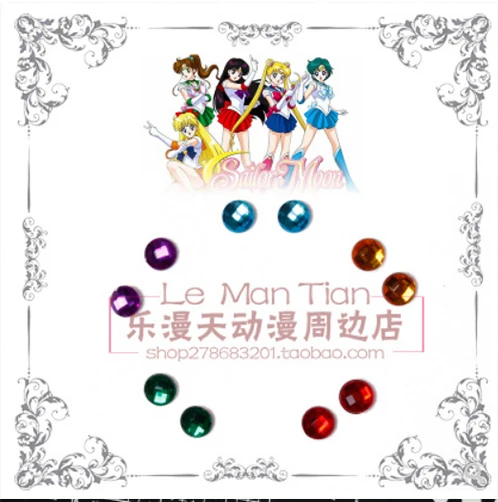 

Cosplay Sailor Mars Hino Rei EVA Gold Headwear Headband Tiara red earring Cosplay Accesseries cos Hairwear