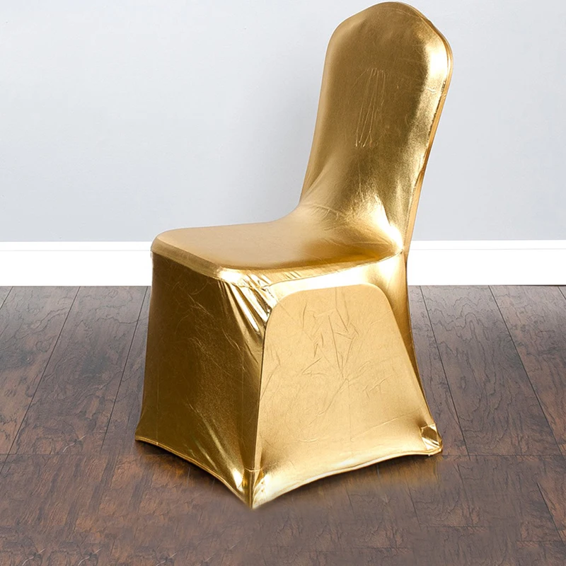

Metallic Stretch Chair Covers Slipcovers Dining Room Wedding Banquet Party Dcor