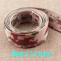 38mm nylon webbing belt buckle waistband lanyard bag purse webbing leash supplies army style webbing tote bag handle 1 12