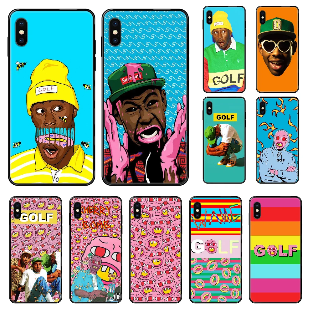 

Golf IGOR Tyler The Creator Phone case For iphone 4 4s 5 5S SE 5C 6 6S 7 8 plus X XS XR 11 PRO MAX 2020 black silicone cover art