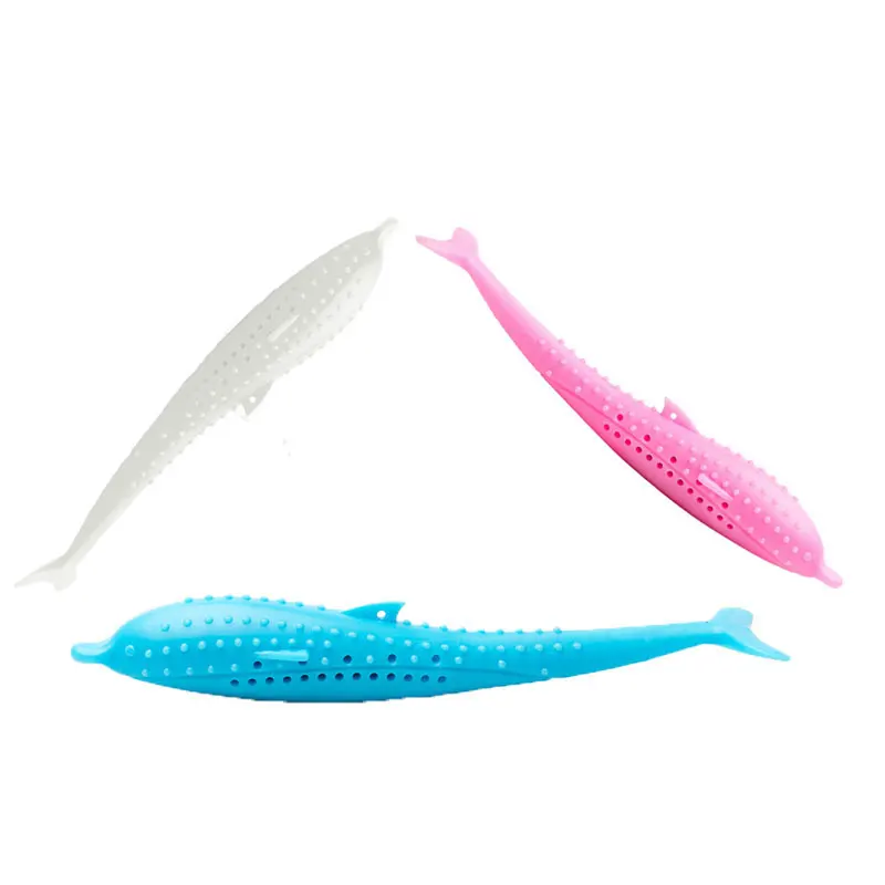 Зубная щетка для кошек силиконовая молярная палочка с мятой домашних животных