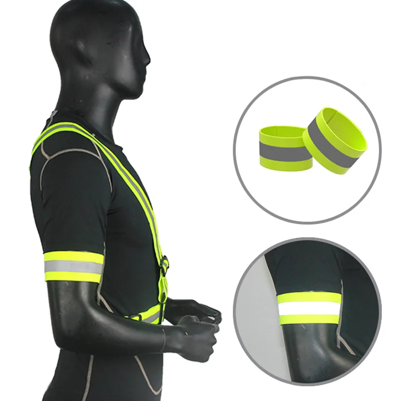 

Reflective Arm Band Belt Strap Safe for Outdoor Sports Night Running Cycling 4x35cm/5x35cm EK-New