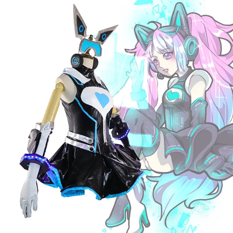 Костюмы для косплея игровой арены долото хакерская девушка платье Анжелы костюм