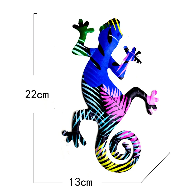 Gecko домашнее подвесное железное украшение для спальни гостиной офиса сада