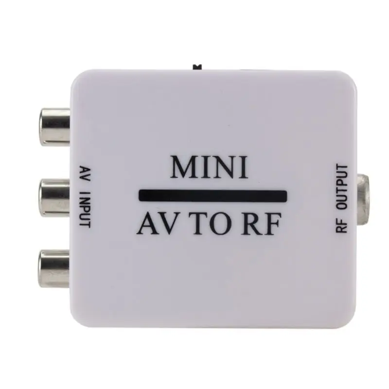 OOTDTY мини HD видео преобразователь коробка AV к RF видеоадаптер поддержка