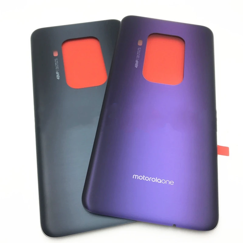 Glass Battery Back Cover Battery Door Rear Case for Motorola Moto One Zoom XT2010