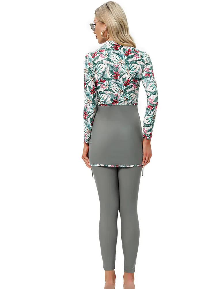 Мусульманский купальник Исламский Женский Burkini Musulmane Maillot de main femme закрытый