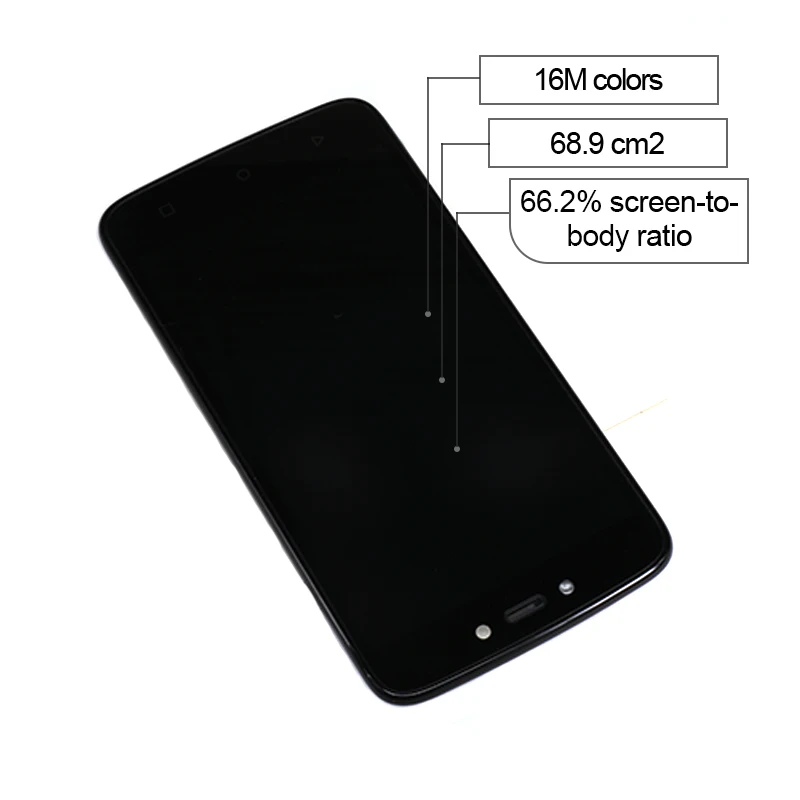 ЖК-экран для Motorola Moto C Plus сенсорный дигитайзер в сборе с рамкой XT1721 XT1722 XT1723 XT1724 XT1725