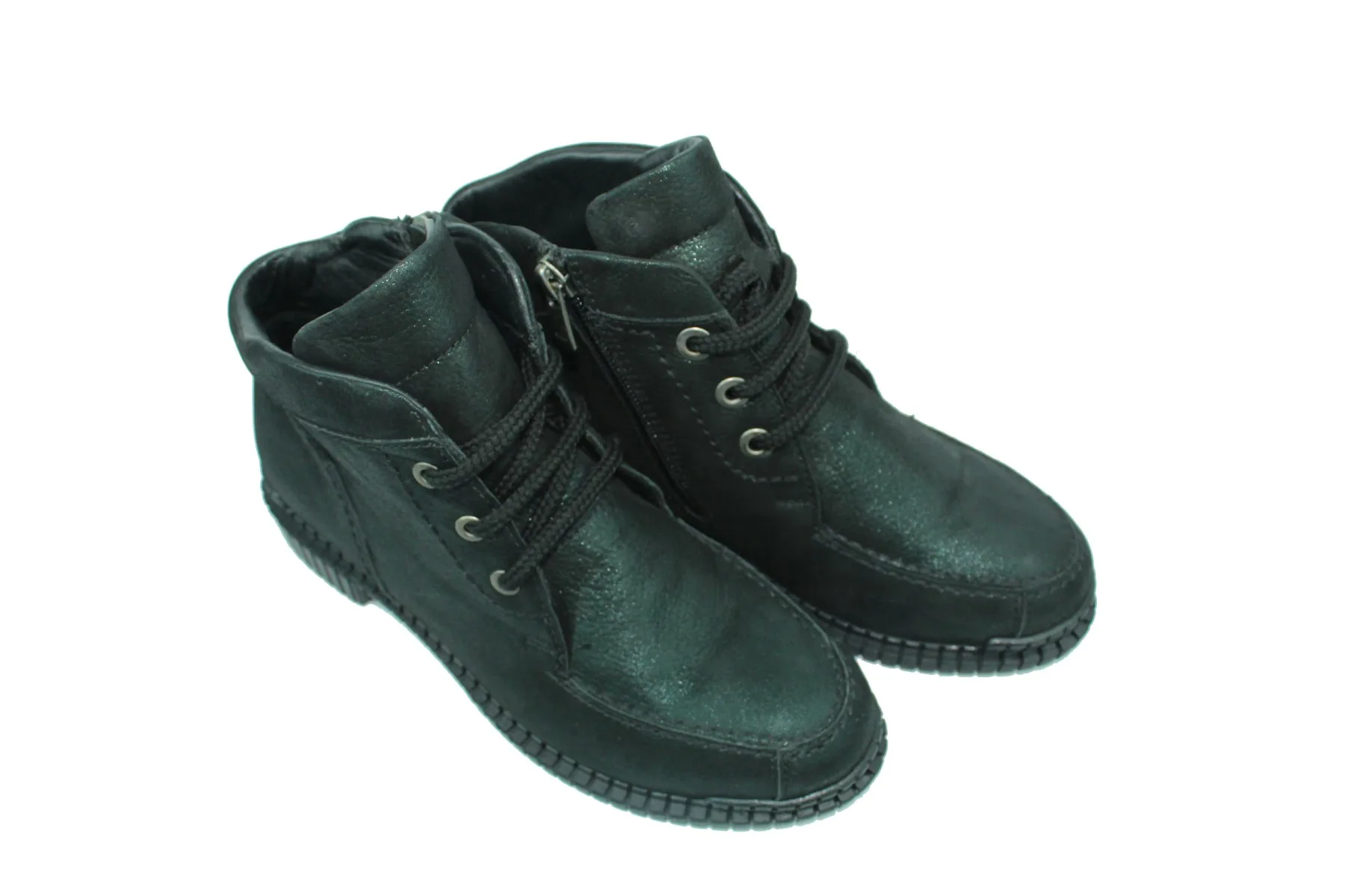 

Темно-зеленые женские ботинки ZER Shoes