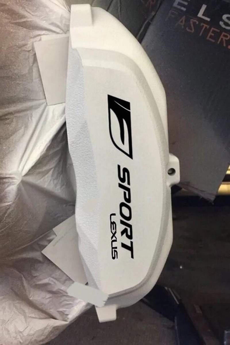 

4pieces Set F-Sport Sticker Car Brake Caliper Waterproof Sticker Reflective Decoration Stickers for LEXUS