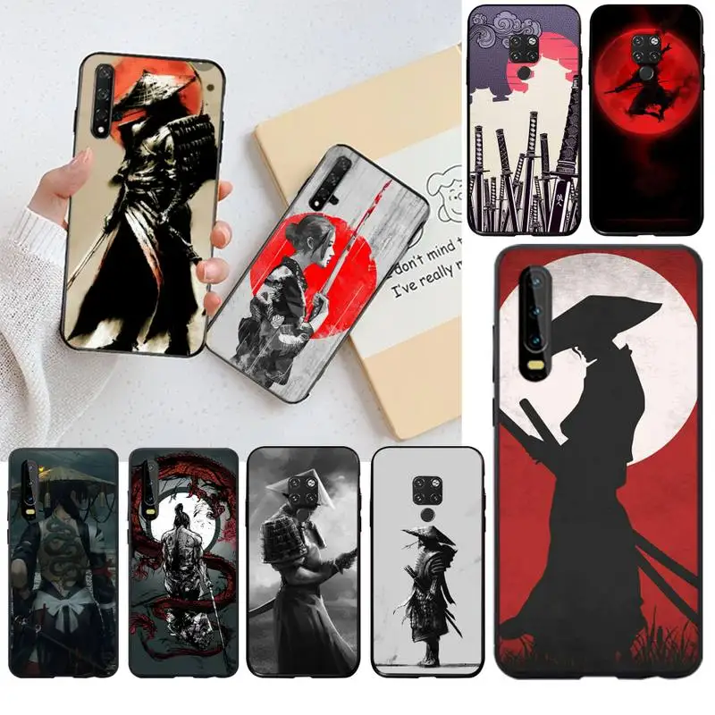 Милый блестящий чехол для телефона Samurai Ниндзя Для Huawei P40 P30 P20 lite Pro Mate 30 20 P Smart 2019