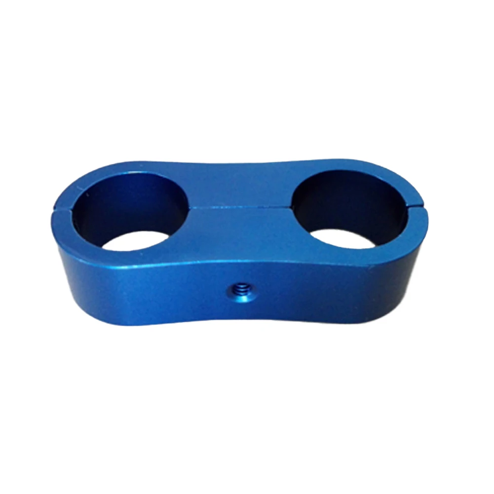 AN8 Hose Separator Easy Install Car Accessories Tool Durable Removable Modified Aluminum Alloy Clamp Dual Hole Keep Tidy Fuel | Автомобили