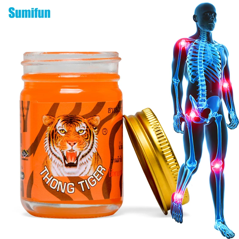 

Оригинальный тайский тигровый бальзам Sumifun 50 г, мазь для суставов, артрит, Пластырь от ревматической боли, красный тигровый бальзам, крем P0081