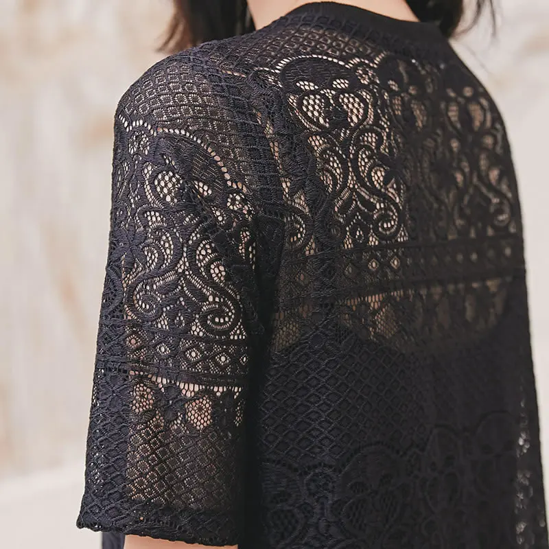 

XITAO Perspective Dress Fashion New Women Pleated Pullover Goddess Fan Casual Style 2021 Spring Autumn Loose Dress ZY6263