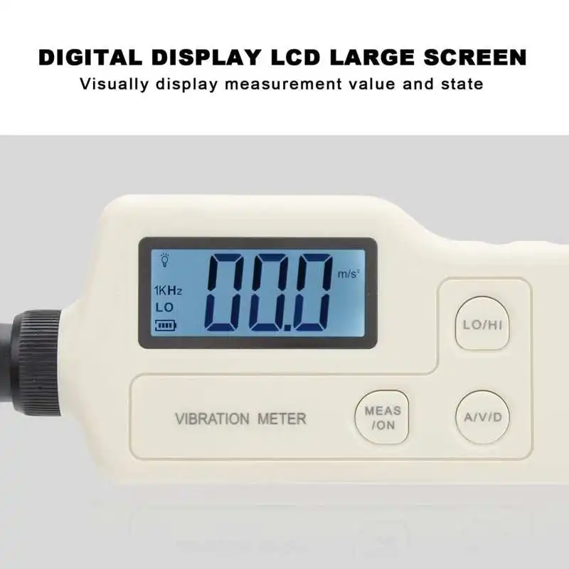 Портативный Цифровой Вибрационный измеритель ручной вибратор детектор