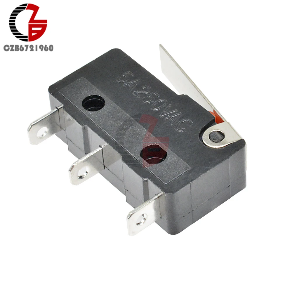 10 шт. KW11-3Z 5A 250V микропереключатель 3Pin такт переключатель пряжки микро переключатель выключатель для бытовых Приспособления