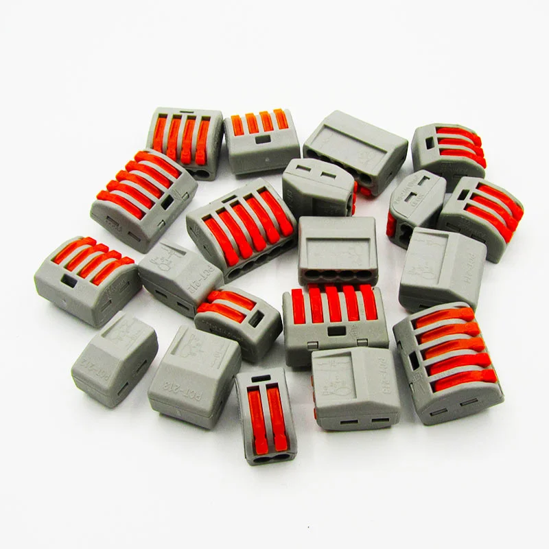 Контактный соединитель для проводов Pin-222 212/3/4/5/8 компактный Клеммная колодка с
