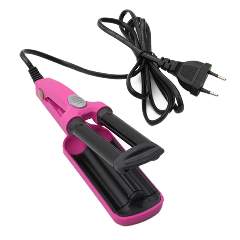 Горячая Распродажа Мини Керамические бигуди железная волнистая палочка 3 Бочки