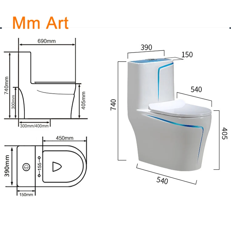 Керамический роскошный современный дизайн унитаз | Строительство и ремонт