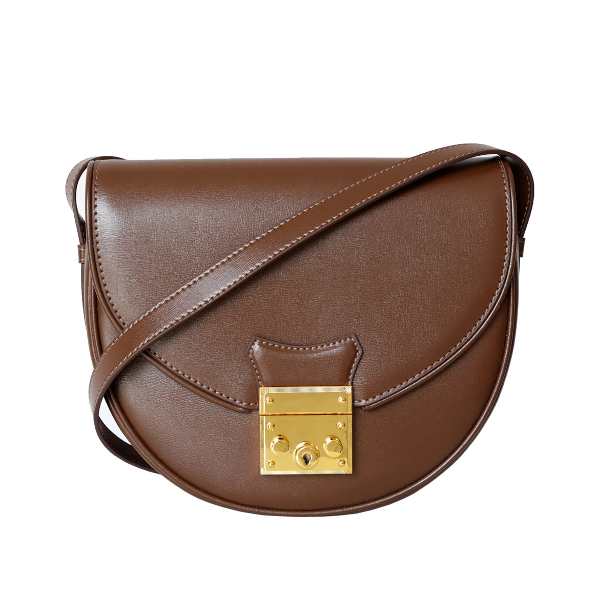 

cowhide women shoulder bag vintage saddle bag small genuine leather women messenger bags fashion chic women bag