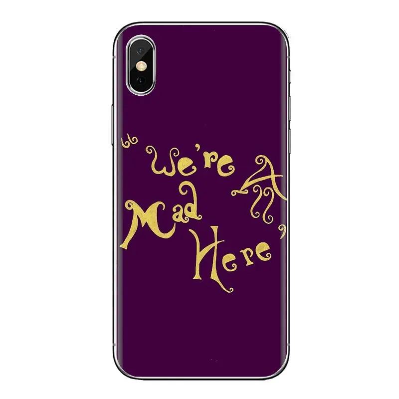 Мешок TPU чехол для Huawei G7 G8 P7 P8 P9 P10 P20 P30 Lite Mini Pro P Smart плюс 2017 2018 2019 мы all mad here и Алиса в