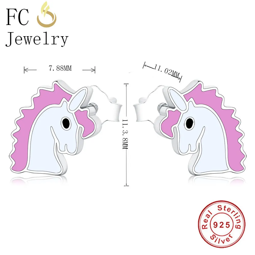 Женские серьги гвоздики из серебра 925 пробы с эмалью|Серьги-гвоздики| |