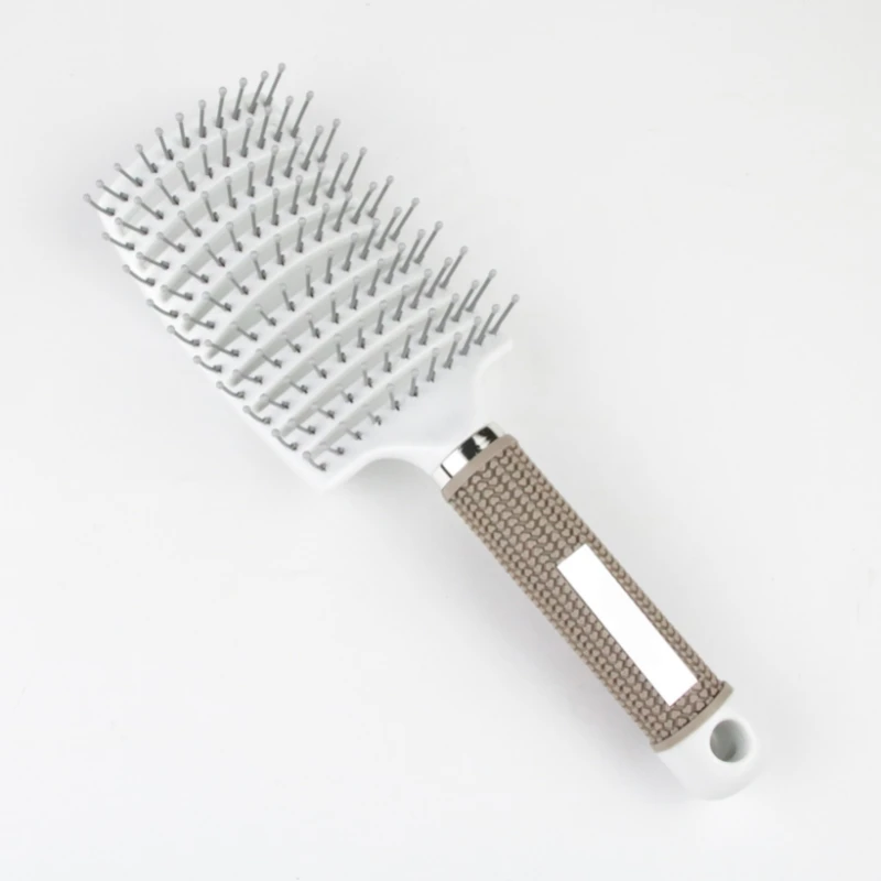 

Hair Brush Scalp Massage Comb Hairbrush Bristle&Nylon Women Wet Curly Detangle Hair Brush for Salon Hairdressing Styling Tools