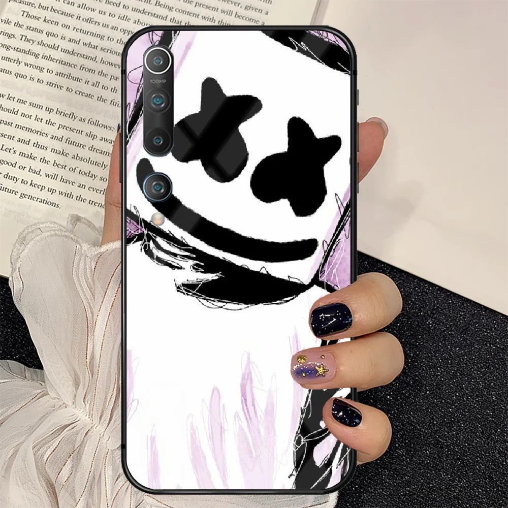 

Luxury DJ Marshmallow Phone Tempered Glass Case Cover for Xiaomi Mi A F X POCO M Note 3 9 10 11 i T Pro Lite Cell Hoesjes Luxury