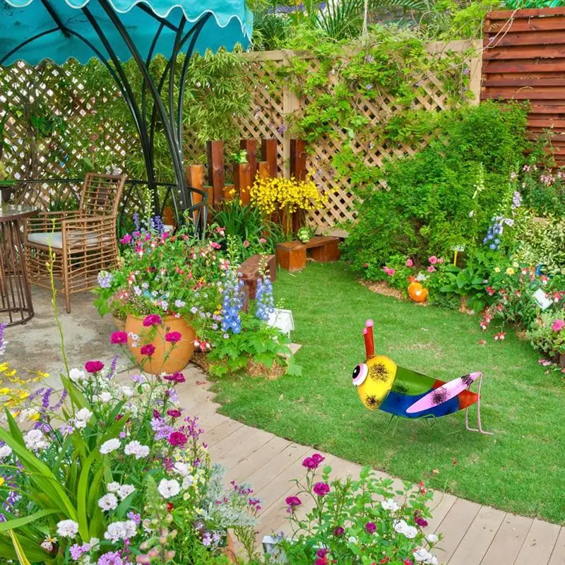 Кузнечик ремесла металлическая садовая статуя саранчом для улицы двор