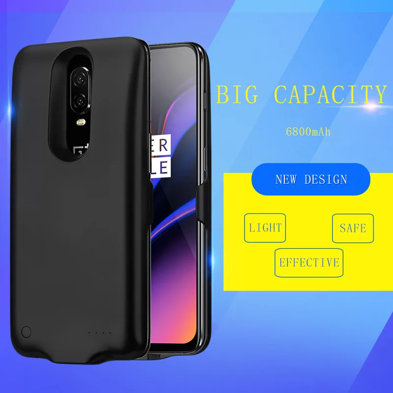 Чехол для аккумулятора 6800 мАч чехол зарядного устройства OnePlus 8 Pro 7T 6T 6 внешний