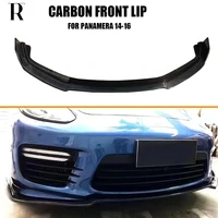 full carbon fiber front bumper chin lip for porsche panamera 970 gts turbo s 2014 2015 2016 not fit 09 13